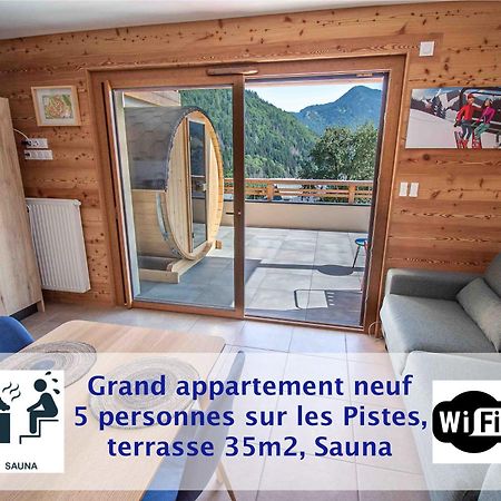 Dans Residence Neuve Le Snow Roc Sur Les Pistes, Grand Studio Cosy 5 Pers Avec Terrasse Panoramique, Sauna, Wifi Saint-Jean-dʼAulps Екстериор снимка