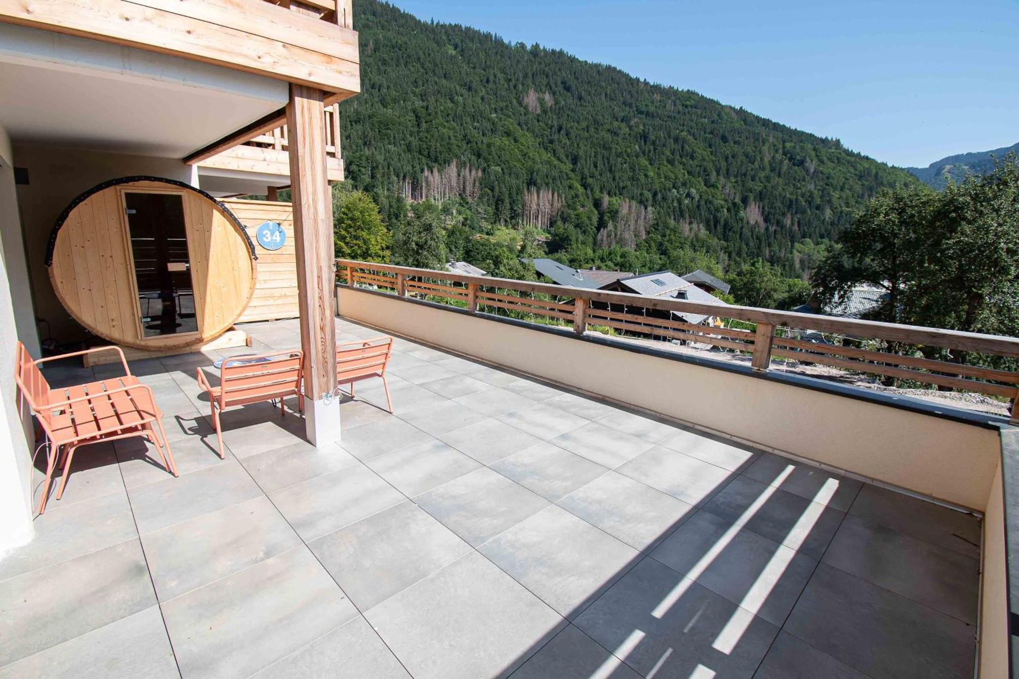 Dans Residence Neuve Le Snow Roc Sur Les Pistes, Grand Studio Cosy 5 Pers Avec Terrasse Panoramique, Sauna, Wifi Saint-Jean-dʼAulps Екстериор снимка